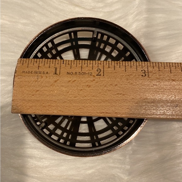 Yankee Candle 22-oz Jar Holder, Cooper Color, Art Deco Design, NWTags attached - Picture 10 of 10